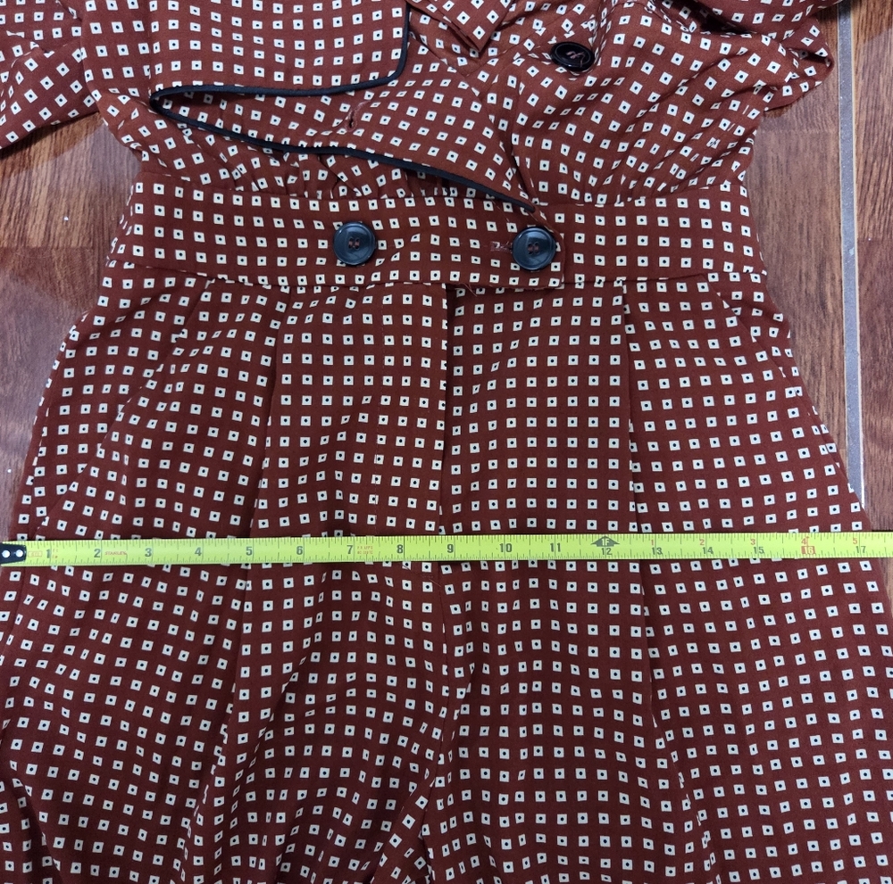 RARE Zara Double Breasted Plaid Jumpsuit - Picture 15 of 16